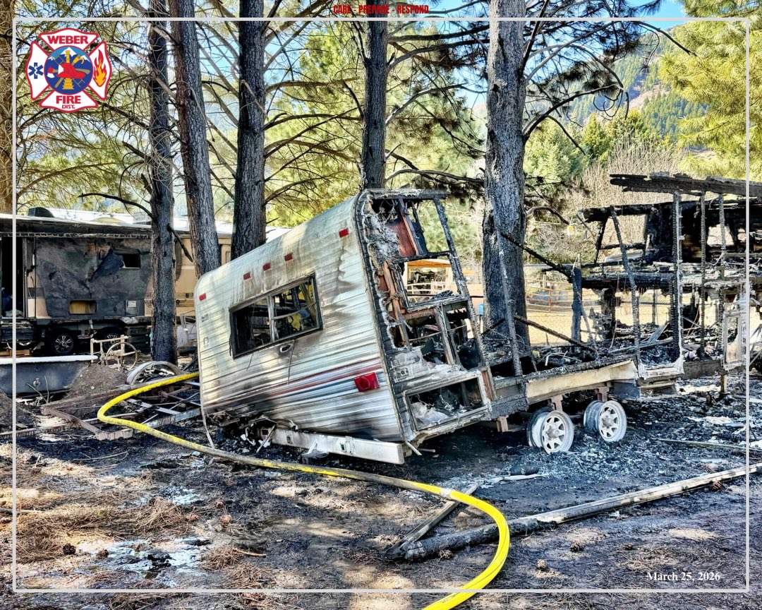 Firefighters respond to structure fire Wednesday; trailers, shed ...